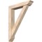 Ekena Millwork Traditional Traditional Smooth Bracket w/ Offset Brace, Douglas Fir, 5 1/2"W x 28"D x 36"H BKT0604X28X36TRA01SDF - alternate 1